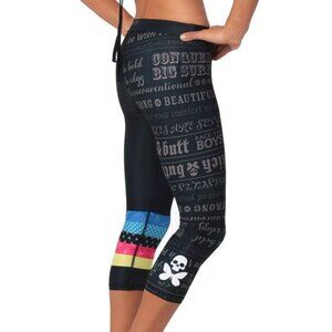 Betty Designs graphic run / workout / SUP capris